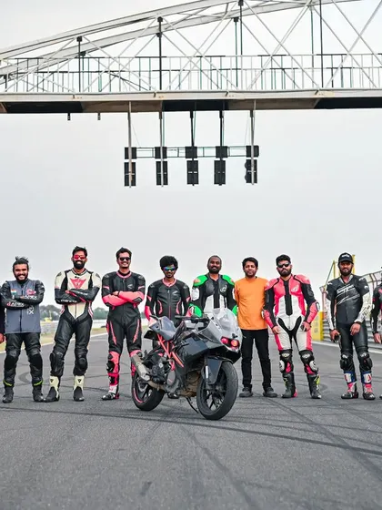 Our community isn't limited to one city. Here's our crew after a fun three-day session at Kari Motor Speedway in Coimbatore. We bring the Apex experience to tracks across the country.