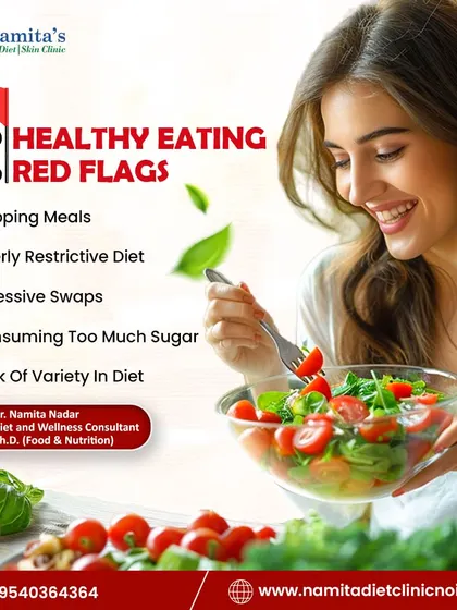 Are you making these healthy eating mistakes? Skipping meals, being overly restrictive, consuming too much sugar, or lacking variety in your diet are red flags that can hinder your progress.
