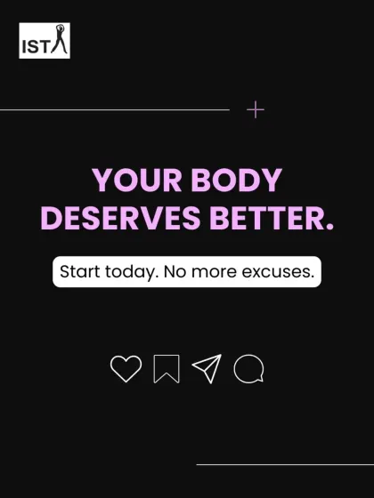 Your body deserves better. Stop the excuses and start today. Your future self will be grateful.
