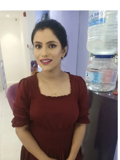The same image as 81, confirming the final look from the makeup trial.