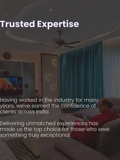 With years of experience in the industry, we have earned the confidence of clients across India. Delivering unmatched experiences has made us a top choice for those who seek something truly exceptional.