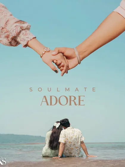 A creative pre-wedding shot from a beautiful day at Alibag beach. I love using unique compositions like this to tell your story in a single, powerful frame.