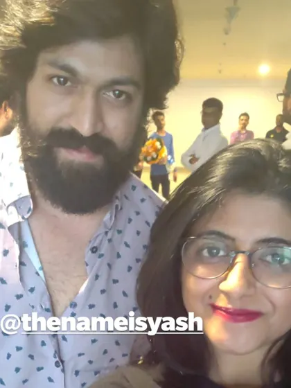 A fan moment with the one and only Yash sir. Happy birthday to a true superstar.