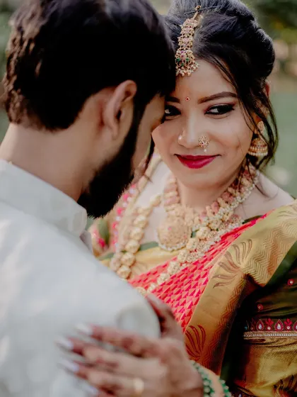 A stolen glance filled with affection. I often look for these subtle interactions throughout the day, as they make for some of the most memorable and authentic wedding photographs.