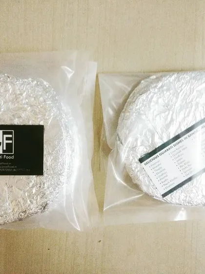 This is how I pack my Theplas to ensure they stay fresh for you. They are wrapped securely, making them easy to store or take with you when traveling.