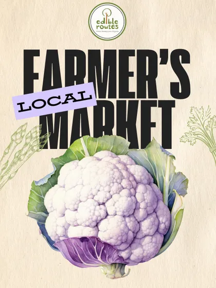 An invitation to our local farmer's market. I believe in the power of eating locally and seasonally, and markets are the best place to connect with the source of your food.