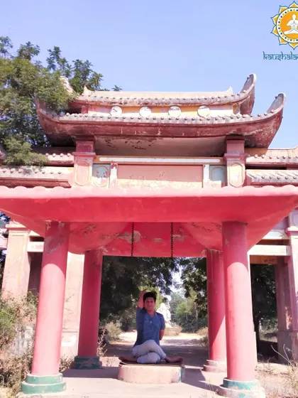 Practicing Gomukhasana in a serene, temple-like setting helps to quiet the mind and focus inward. Understanding the fundamentals of life through yoga brings clarity, balance, and the internal strength to handle any challenge.