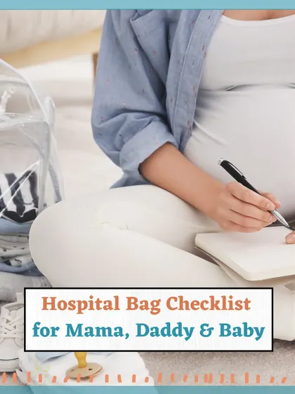 Packing your hospital bag can feel overwhelming. Here is my complete checklist for mama, daddy, and baby to make sure you have everything you need.
