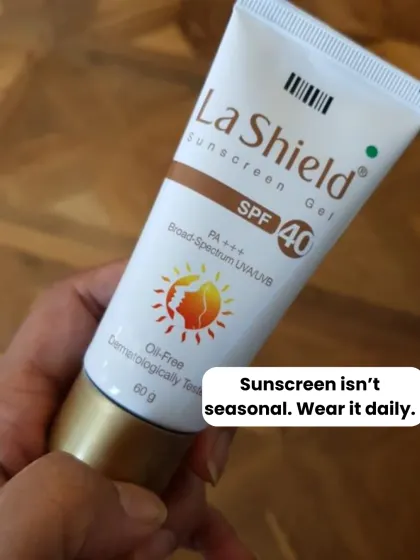 One of the most important truths: sunscreen is not just for summer or sunny days. UV damage happens even when it's cloudy or you're indoors near a window. Make it a daily, non-negotiable habit.