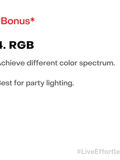 My system also supports RGB lighting control. This allows you to achieve a full spectrum of colors, which is perfect for creating dynamic party lighting or unique accent moods in any room.
