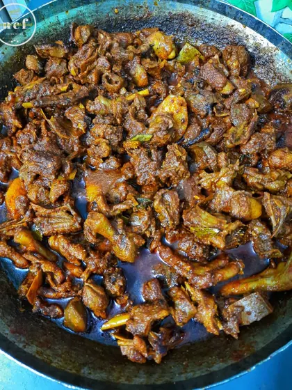 Another look at my signature duck stir-fry, a dish full of rich, gamey flavor.