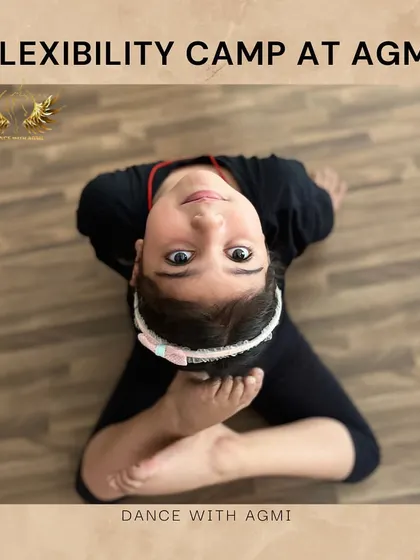 The result of our 15 day flexibility camp. This student shows off her incredible back flexibility, a testament to the focused and intensive training we provide.