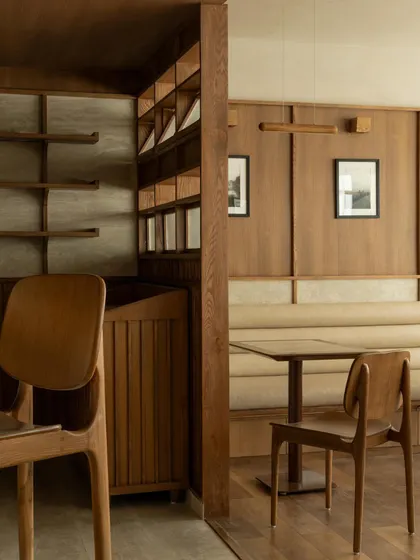 Further images from the BeWell, QBF Coffee, and Tubu projects, illustrating the consistent use of natural materials, clean lines, and thoughtful lighting to create serene and restorative commercial spaces.