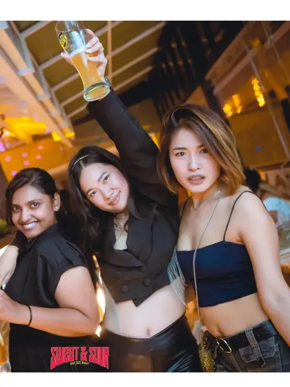 Cheers to a good night! The energy at Sweet & Sour is always infectious.