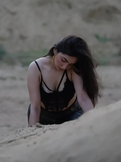 A candid moment of reflection during the sand shoot. Even the in-between moments can be beautiful.