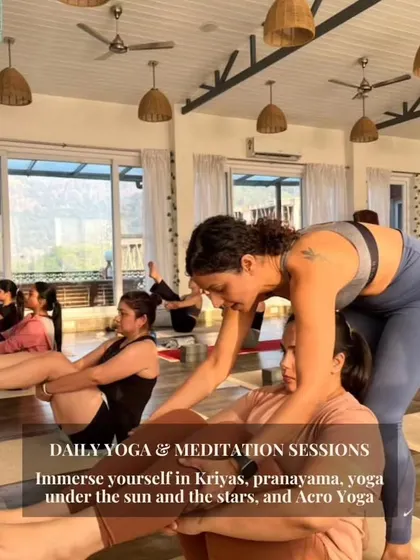 An invitation to a special Holi celebration retreat, where we infuse tradition with wellness through yoga, meditation, and colorful festivities.