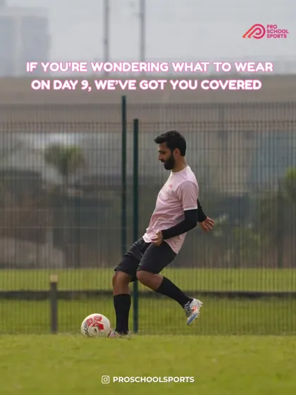 A coach shows off his skills on the field, leading by example.