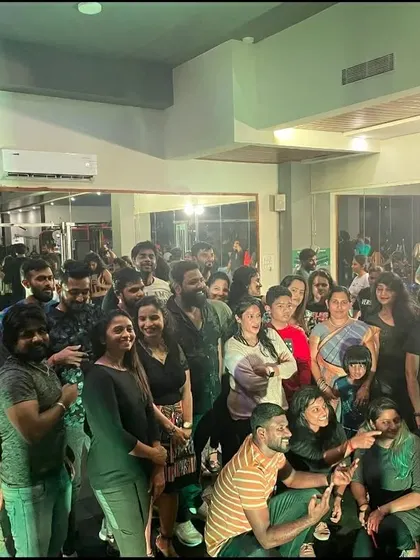 The whole crew together for our Diwali celebration. It's wonderful to see so many members and their families join in the fun.