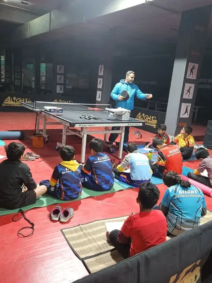 A theory session in progress. We believe in playing smarter, not just harder. Understanding the science of the sport is crucial.