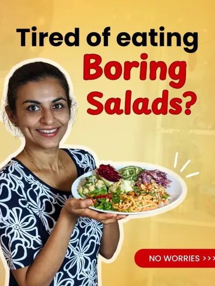 Are you tired of eating boring salads? I promise to teach you how to make salads that are not only super tasty but also a complete, filling meal. Healthy eating should be joyful, not a punishment.