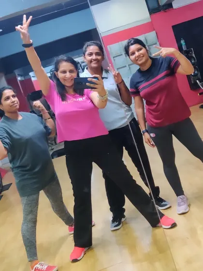 A post-workout selfie with my strong ladies. We earned our sweat and smiles today.