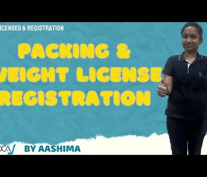 If your business involves pre packaged commodities, you need a Packing & Weight License. This video provides a complete guide to the registration process and explains the details of the Weight & Measurement License.
