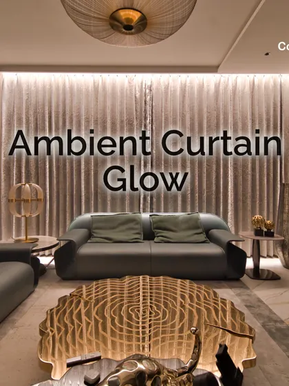 Create a soft, inviting atmosphere with our ambient curtain glow solutions. By placing concealed LED strips, we can wash an entire wall of curtains with gentle, indirect light. This technique adds depth, warmth, and a touch of luxury to your living spaces.