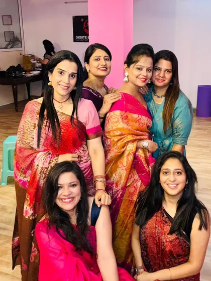 Another beautiful group picture from our festival of lights party.