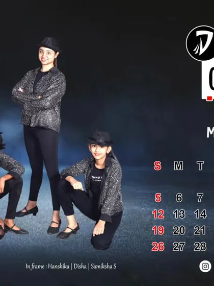 The sleek and stylish moves of Street Jazz, performed by our students for the May 2024 calendar.