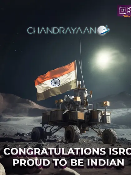 As we congratulate ISRO on the historic Chandrayaan mission, let's celebrate with "Astronauts' food." Freeze-dried food is the technology of the future, available today.