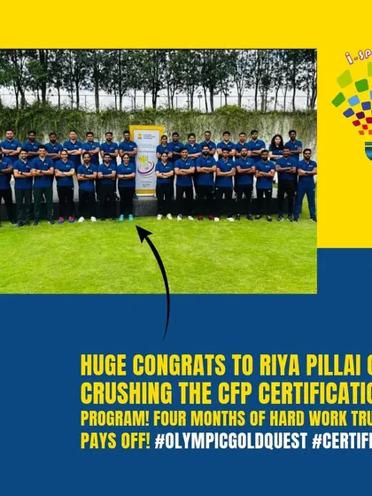 A huge congratulations to Riya Pillai for crushing the CFP certification program. This group photo shows her with her class of fellow coaches.