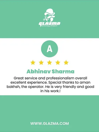 "Great service and professionalism" is what I strive for with every appointment. I appreciate clients like Abhinav who recognize the friendly and high-quality work I bring to their homes.