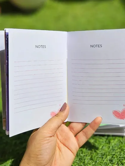 There are also extra pages for notes at the back of the planner, so you have plenty of space for all your thoughts and ideas.
