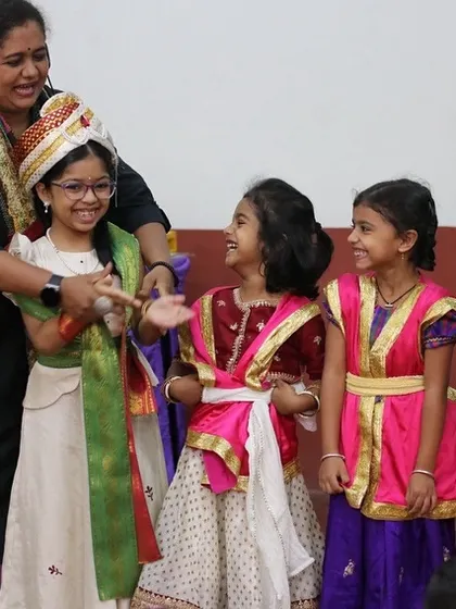 More happy faces from our workshop. We encourage children to be active participants, not just passive listeners.