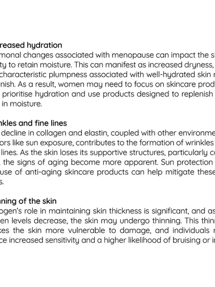 Menopause brings significant changes to the skin, including decreased hydration, wrinkles, and thinning. This article excerpt discusses how hormonal shifts impact the skin and why focusing on hydration and collagen-stimulating treatments becomes even more important during this phase.