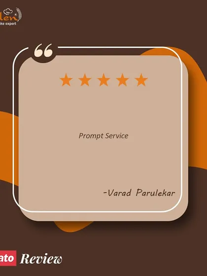 We value your time, and this review from Varad Parulekar on Zomato acknowledges our efforts. We always aim for prompt and efficient service for all our customers.