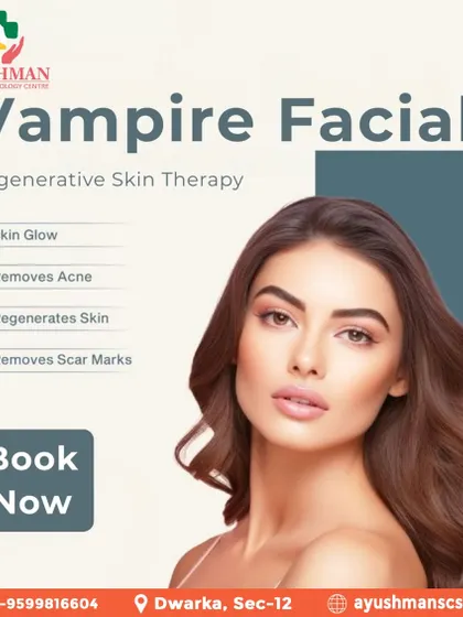 The Vampire Facial, another name for PRP therapy, is a regenerative skin treatment. It enhances skin glow, helps clear acne, regenerates skin cells, and removes scar marks by stimulating natural healing and collagen growth.