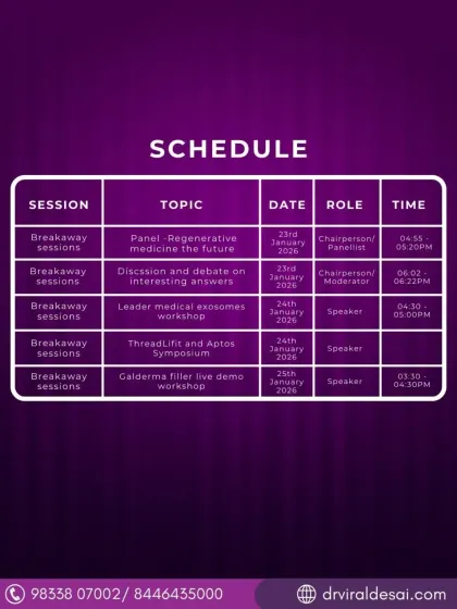 Beyond hair restoration, my role at AESURG 2026 also involved speaking on regenerative medicine, threadlifts, and leading a live filler demonstration workshop. A comprehensive approach to aesthetics is essential.