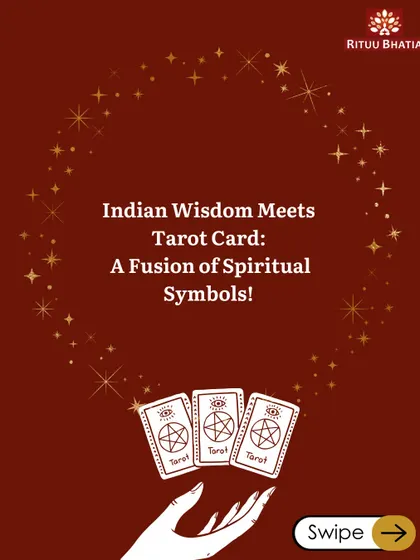 I specialize in a unique fusion of Indian wisdom and tarot. This approach combines ancient spiritual symbols and archetypes to provide deeper, more resonant readings. Swipe to discover how this blend can illuminate your path.