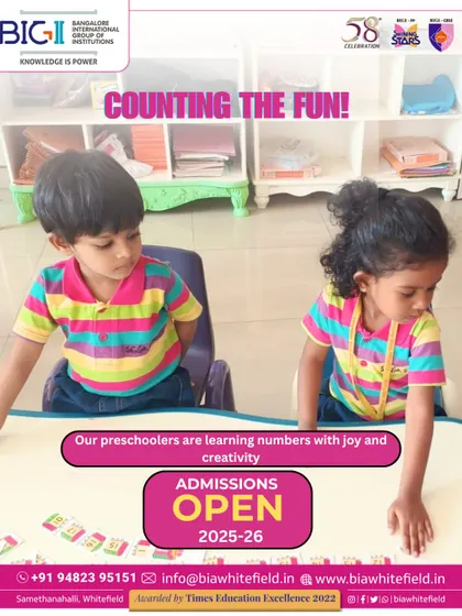 Our preschoolers are all smiles as they learn numbers through creative and joyful activities. We believe that a positive introduction to math builds a strong foundation for future learning.