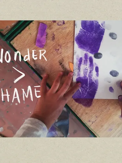 We encourage Wonder over Shame. There are no mistakes here, only opportunities for learning. We celebrate the wonder of discovery and the courage it takes to try.
