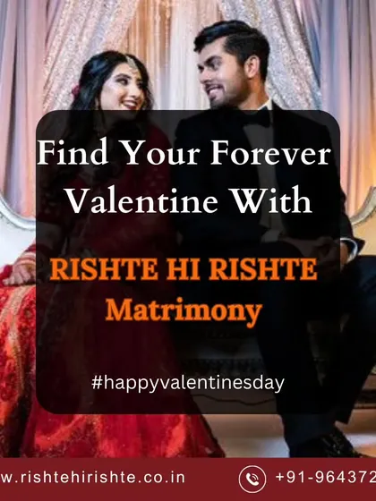 Find your forever valentine with our matrimonial services. We help you find a partner to celebrate not just one day, but a lifetime of love.
