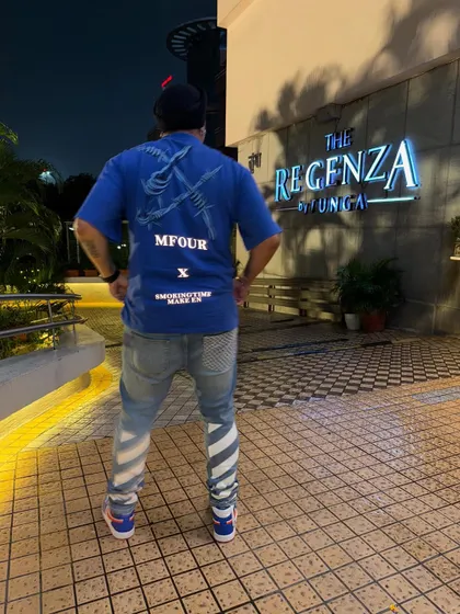 Outside The Regenza by Tunga, ready for a wedding after-party. I handle events at top venues across Mumbai, bringing my full production setup wherever the party is.
