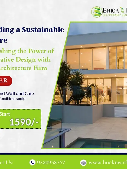 My architecture firm focuses on building a sustainable future by unleashing the power of innovative design in every project.