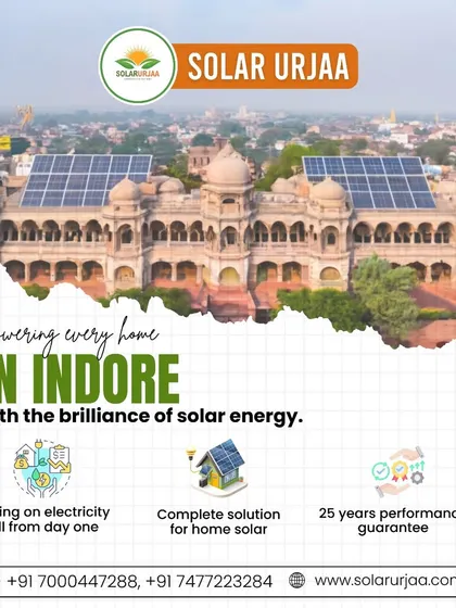 **Powering every home in Indore with the brilliance of solar energy.** I am committed to providing complete home solar solutions with a 25-year performance guarantee, helping you save from day one.