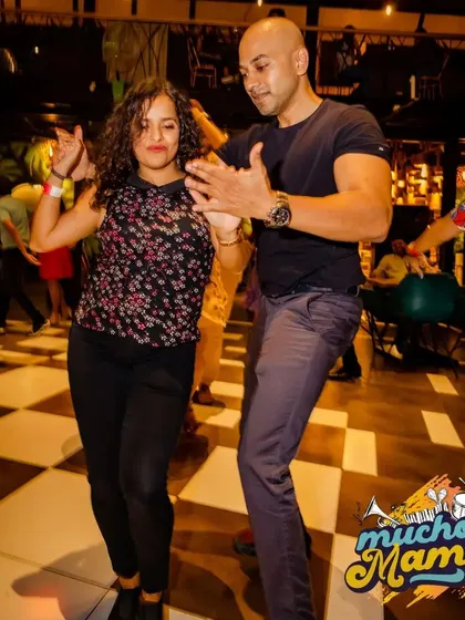 Another look at the fun from our 'Mucho Mambo' social night. We love seeing our students and friends enjoying themselves and connecting through the shared language of dance.