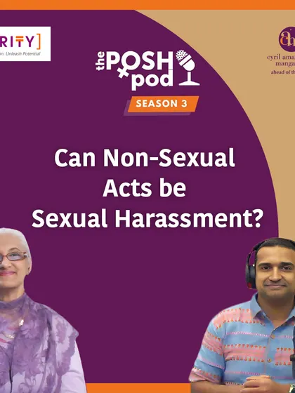 This episode of 'The POSHpod' explores a nuanced area of workplace law: whether non-sexual acts can constitute sexual harassment. We delve into the concept of 'quid pro quo' harassment and how it is interpreted under the POSH Act.