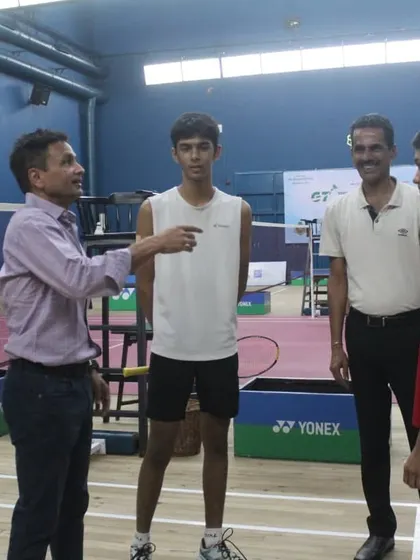 A glimpse from the Yonex Sunrise Gautam Thakkar Memorial Championship, an event managed and promoted by Badminton Gurukul.
