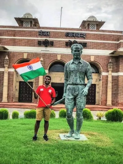 On National Sports Day, I stand with the legend, Major Dhyan Chand. His legacy inspires me to push for greatness in Indian hockey.