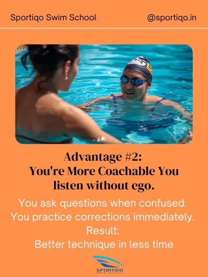 As an adult learner, you are more coachable. You listen without ego, ask questions to clarify, and apply corrections immediately. This focus leads to better technique in less time.